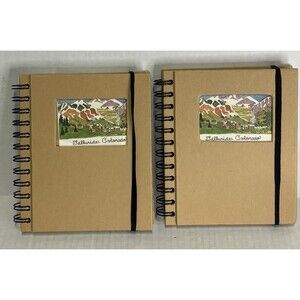 Small Sketchbook 5” x 6", 2-Pack Sketch Books (100 Sheets Each) Spiral Bound